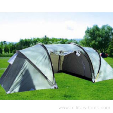 Two-bedroom and one-living military tent